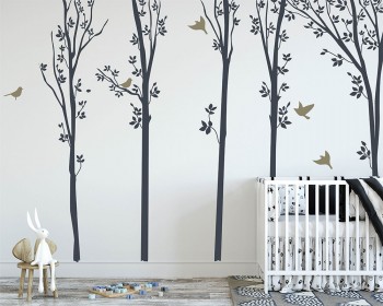 Birch Tree Forest wall decal